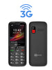Seniorentelefon mit großen Tasten – Schwarz – Senioren-GSM – Senioren-Handy 3G
