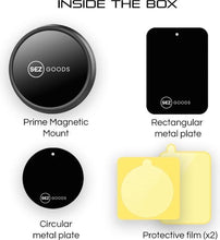 SezGoods Prime Magnetischer Handyhalter – Karbon Schwarz – Magnetischer Handyhalter Auto – Handyhalter Autolüftung – Handyhalter Auto Magnetisch