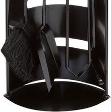 Luxe Haardset - 4 Delig - Zwart - Openhaard Set - Haardstel - Haardset Voor Houtkachel - Vuurpook - Bezem - Pook - Schep