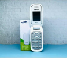 Samsung E1272 - White - Includes Free SIM card - Flip phone SIM-free - Prepaid phone with SIM card - Seniors Phone - Seniors GSM 