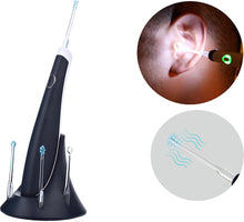 Luxury Electric Ear Cleaner - With 4 Attachments - Earwax Remover Spiral - Cleaning Ears - Ear Wax Cleaner - Earscratcher 