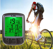 Multifunctionele Fietscomputer - Fiets Snelheidsmeter - 27 functies - Kilometerteller voor Fiets of Motor - Waterdicht - Dag & Nachtmodus - Zwart