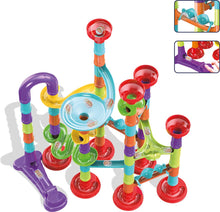 Marble Run Pipeline Toys Set - 93 Delig - Inclusief 30 Knikkers - Marble Rush - Knikkerbaan - Leuk als Cadeau