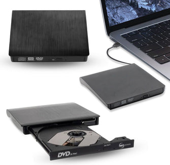 Portable CD Player - Universal CD Player For Laptop - CD Player Portable - CD Player With USB - External CD Player - External DVD Player For Laptop 