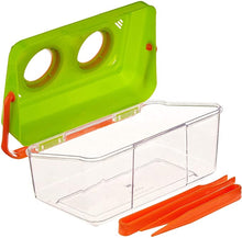 Insektenglas für Kinder – mit Pinzette und Trageband – Insektenspielzeug – Insektenbetrachter – Lernspielzeug