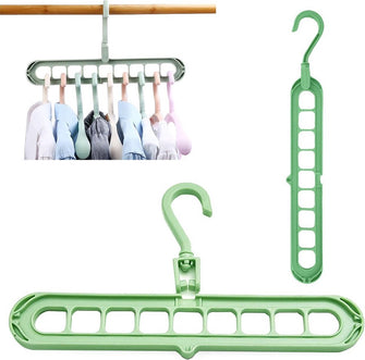 2 Pieces - Closet Organizer - Multifunctional - 9 Holes - Closet Organizer Clothes - Closet Organizers - Clothes Hangers - Clothes Hook 