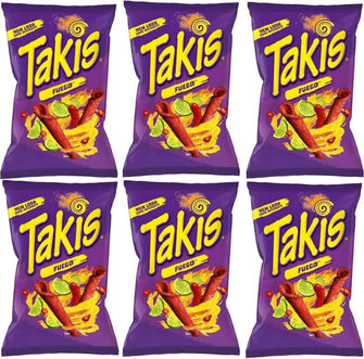 Takis Fuego 48x55g - 48 Zakken - Takis Chips - Amerikaans Snoep - American Candy - Amerikaans Eten