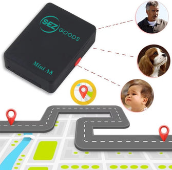 Mini GPS Tracker Child - Includes Free SIM Card - GPS Tracker Cat - GPS Tracker Bicycle - GPS Tracker Dog - GPS Tracker Car - Eavesdropping equipment 