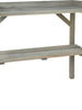 Luxury Garden Work Table - Gray - Spruce Wood - 38x78x82 (lxwxh) - Outdoor Potting Table - Plant Table - Garden Workbench 