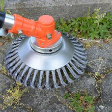 Universal Wire Brush Brushcutter - 20CM - Max. Speed ​​10,000 p/m - Weed brush for brush cutter - Weed remover - Joint brush 