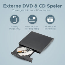 Draagbare CD Speler - Universele CD Speler Voor Laptop - CD Speler Draagbare - CD Speler Met USB - Externe CD Speler - Externe DVD Speler Voor Laptop