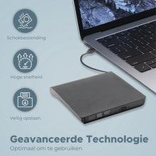Draagbare CD Speler - Universele CD Speler Voor Laptop - CD Speler Draagbare - CD Speler Met USB - Externe CD Speler - Externe DVD Speler Voor Laptop