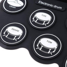 Elektrisches Schlagzeug – inklusive Trommelstöcken – Schlagzeug für Kinder – Drum-Pad – elektronisches Schlagzeug – Kinder-Schlagzeug 