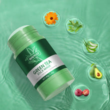 Grüner Tee-Maskenstift - Grüner Maskenstift - Grüner Tee-Stick - Gesichtsmaske - Gesichtspflege - Mitesserentfernung - Naturprodukt 