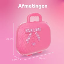 Schminkkoffer 25 Teile - Rosa - Schminkkoffer mit Inhalt - Schminkkoffer Mädchen - Schminkkoffer Kinder - Schminkset für Mädchen