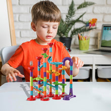 Marble Run Pipeline Toys Set - 113 Delig - Inclusief 30 Knikkers - Marble Rush - Knikkerbaan - Leuk als Cadeau