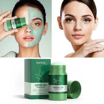 Grüner Tee-Maskenstift - Grüner Maskenstift - Grüner Tee-Stick - Gesichtsmaske - Gesichtspflege - Mitesserentfernung - Naturprodukt 
