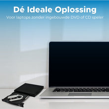 Universele CD Speler Voor Laptop - CD Speler Draagbare - CD Speler Met USB - CD-Spelercomponent - Externe CD Speler - Externe DVD Speler Voor Laptop