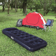 Airbed with built-in foot pump - Airbed with built-in pump - 3 in 1 Airbed - Airbed 1 Person - Sleeping bag 