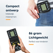 Retro Spelcomputer - Spelcomputer Voor Kinderen - Spelcomputer Met Spelletjes - Dual Jumbo - Brick Game