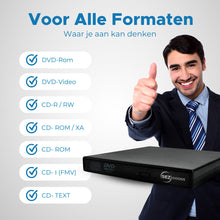 Universele CD Speler Voor Laptop - CD Speler Draagbare - CD Speler Met USB - CD-Spelercomponent - Externe CD Speler - Externe DVD Speler Voor Laptop