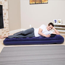 Airbed with built-in foot pump - Airbed with built-in pump - 3 in 1 Airbed - Airbed 1 Person - Sleeping bag 