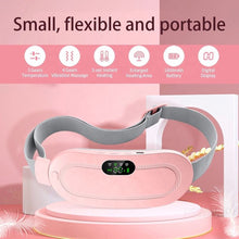 Luxuriöses Menstruations-Wärmeband – Massagekissen – 3 Wärmeeinstellungen – Vibrationstechnologie – Menstruationsband – Rosa 