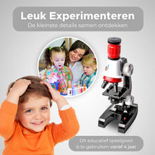 Microscoop met accessoires - Inclusief 12 Extra Slides - Kindermicroscoop 100X-900X - Microscoop voor kinderen - Educatief Speelgoed - Kinder Microscoop - Microscope - Telescope - Leuk Als Cadeau