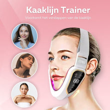 Luxuriöser Jawline-Trainer – Gesichtsmassagegerät – Hautverjüngungsgerät – Doppelkinn-Schlankmacher – Doppelkinn – Weiß 
