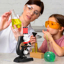 Microscoop met accessoires - Inclusief 12 Extra Slides - Kindermicroscoop 100X-900X - Microscoop voor kinderen - Educatief Speelgoed - Kinder Microscoop - Microscope - Telescope - Leuk Als Cadeau