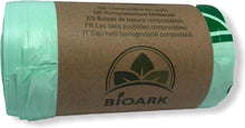 Organic waste bags - Compostable garbage bags 5-6 Liters - 1 roll = 50 bags - Biodegradable waste bags 