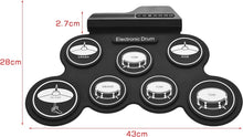 Elektrisches Schlagzeug – inklusive Trommelstöcken – Schlagzeug für Kinder – Drum-Pad – elektronisches Schlagzeug – Kinder-Schlagzeug 