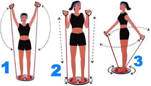 Luxuriöse Twister Disc – Core Waist Ab Trainer – Bauchmuskeltrainer – Balance Trainer Workout – Balance Board Twister – Balance Board – Heimtrainer – Cardio Twister Disk – Core Twister – Body Twister 