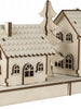 Miniatur-Bausatz für Erwachsene – 2 Häuser – 52 Teile – 31,7 x 9,4 x 14 – Bausätze für Erwachsene – Miniatur-Häuser-Bausatz – Miniatur-DIY 