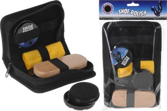 Shoe Polish Set 6-piece - Shoe Shine Sponge - Multifunctional Shoe Brush - Shoe Polish - Shoe Polish Brush 