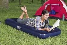 Airbed with built-in foot pump - Airbed with built-in pump - 3 in 1 Airbed - Airbed 1 Person - Sleeping bag 