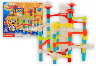 Marble Run Pipeline Toys Set - 88 Pieces - Marble Rush - Marble Track - Marble Race Track - Marble Race - Marbles - Nice as a Gift 