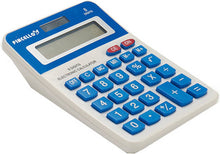 Taschenrechner groß – großes Display – blau – 12 Ziffern – Taschenrechner groß – Tischrechner – Schule, Zuhause und Büro 
