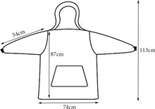 Snuggle Hoodie - Snuggie - Fleece Deken Met Mouwen - Grijs - Tv-deken met mouwen - 113 x 74 cm - Plaid - Warmtedeken - Knuffeldeken