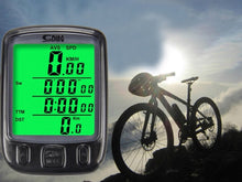 Multifunctional Bicycle Computer - Bicycle Speedometer - 27 functions - Odometer for Bicycle or Motorcycle - Waterproof - Day &amp; Night Mode - Black 