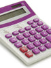 Taschenrechner groß – großes Display – violett – 12 Ziffern – Taschenrechner groß – Tischrechner – Schule, Zuhause und Büro 