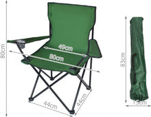 Foldable fishing chair - Includes storage cover - Fisherman's chair - Fishing stool - Carp chair - Camping chair - Outdoor folding chair - Folding chair - Camping chair Foldable 