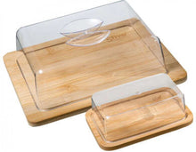 Luxury Cheese Box - Including Butter Dish with Lid - Cheese Bell - Cheese Storage Box Fridge - Fresh Food Box 