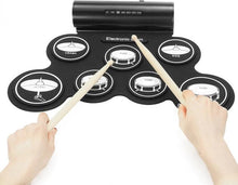 Elektrisches Schlagzeug – inklusive Trommelstöcken – Schlagzeug für Kinder – Drum-Pad – elektronisches Schlagzeug – Kinder-Schlagzeug 