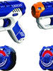 Complete Laser Tag Set for Children - 2 Persons - Blue/White 