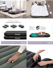 Luxus-Luftmatratze – 3-in-1-Luftmatratze – Luftmatratze für 2 Personen – Luftmatratze für 1 Person – Schlafsack