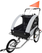 Fietskar Voor Kinderen - 3 in 1 - Geschikt voor 2 Kinderen - Kinderfietskar - Fietskar Kind - Fietskar Hond