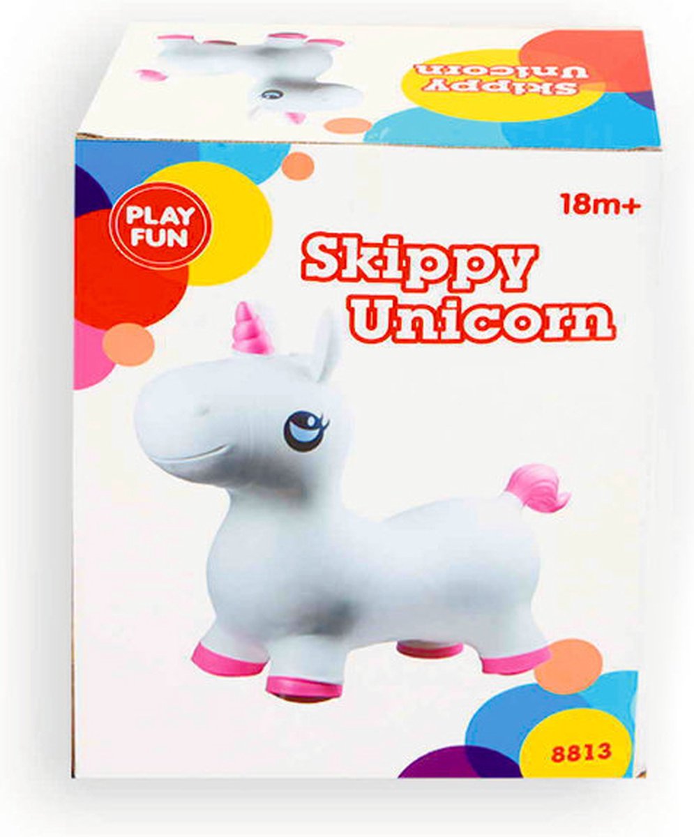 MM IZ Skippy Dier Unicorn - Skippy dieren - Skippyball - Skippybal Uni