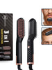 Luxe Baard Stijltang - Baard Borstel - Baardstyler - Mini Stijltang Voor Kort Haar - Hot Comb - Haarverzorging - Voor Dun en Dik Haar